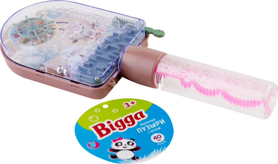 Мыльные пузыри BIGGA в комплекте игра Арт. J00558, 40мл, предпросмотр