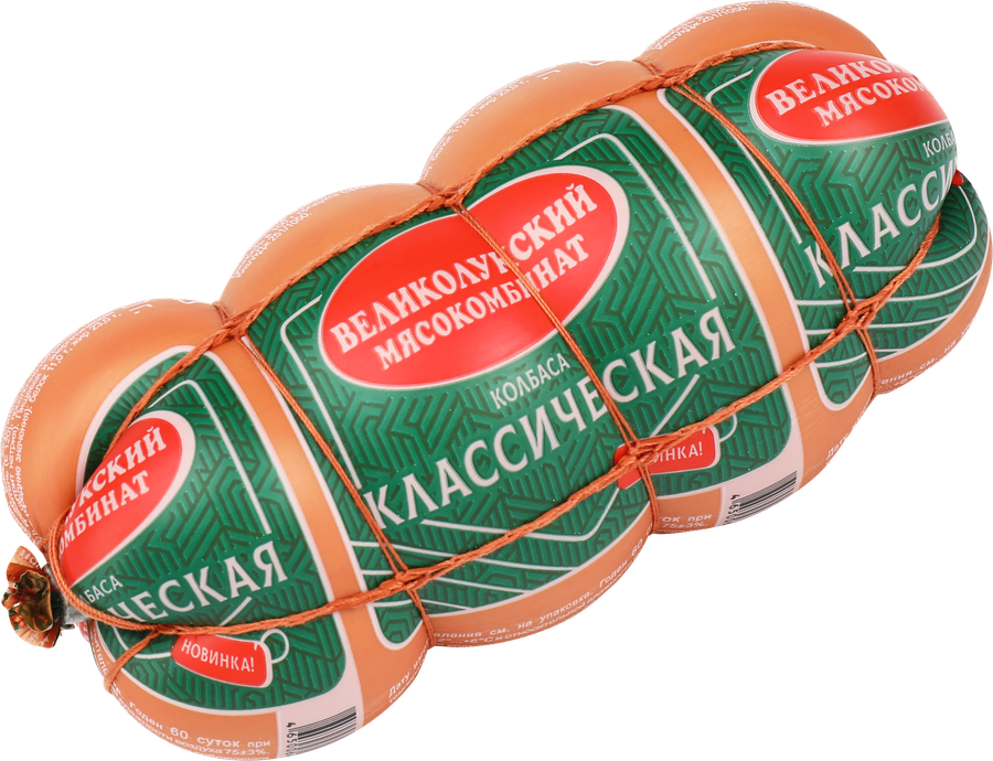 Колбаса вареная МК ВЕЛИКОЛУКСКИЙ Классическая, 500г, превью