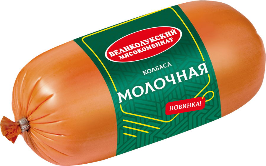 Колбаса вареная МК ВЕЛИКОЛУКСКИЙ Молочная, 500г, превью