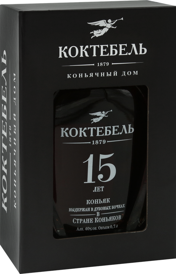Коньяк КОКТЕБЕЛЬ 15 старый КС 40%, п/у, 0.7л, превью
