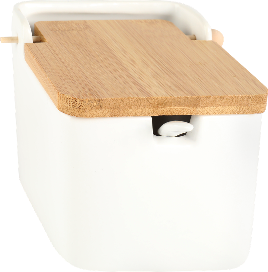 Банка HOMECLUB Bamboo, фарфор, бамбук, 500г Арт. MSB-3, превью