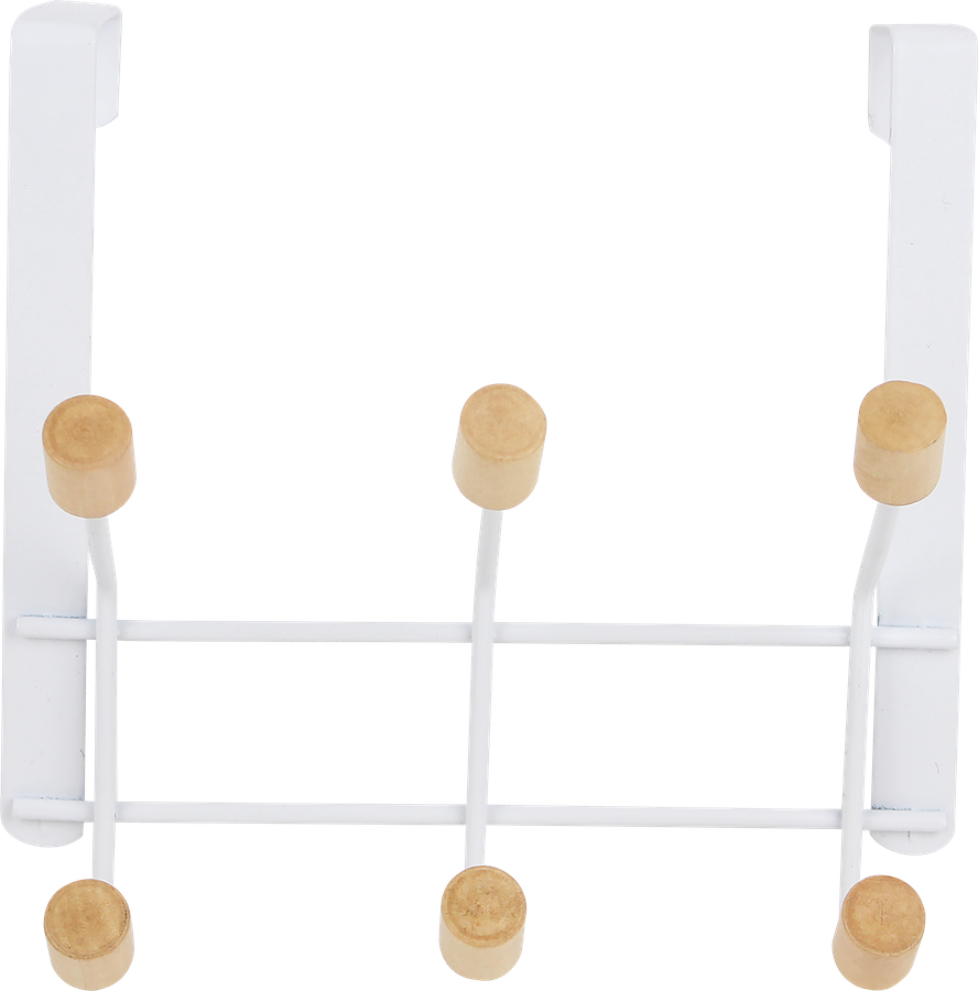 Вешалка HOMECLUB Rack, на дверь, 6 крючков Арт. MEH-3, превью
