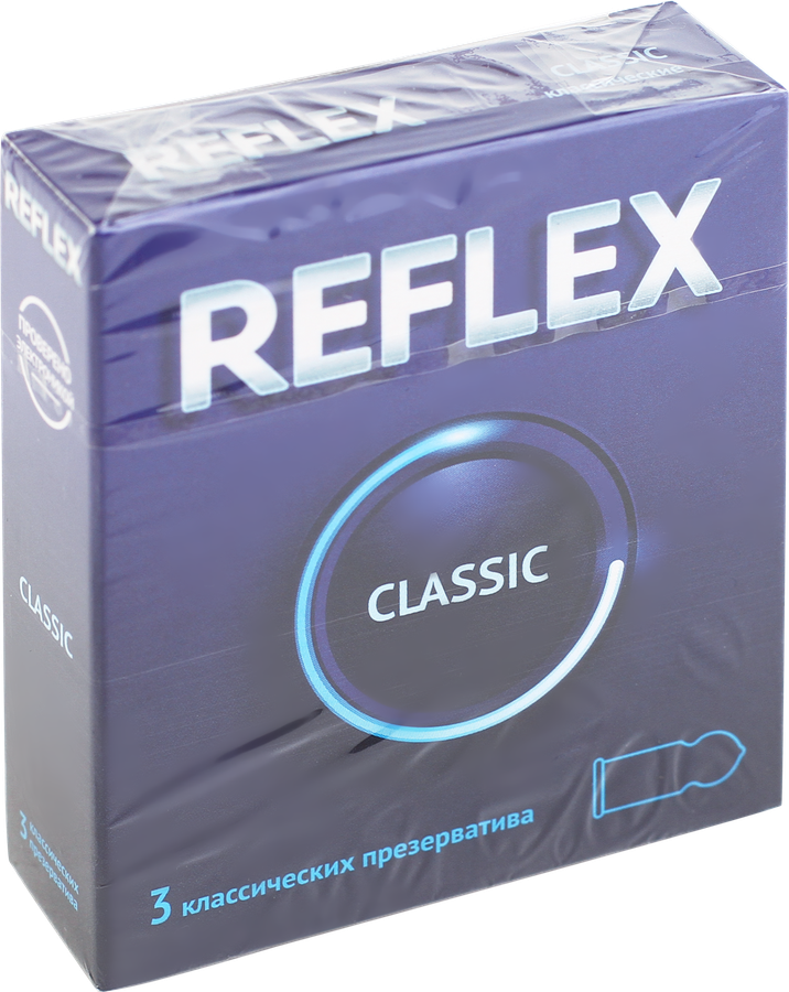 Презервативы REFLEX Classic №3 из натурального латекса, 3шт, превью