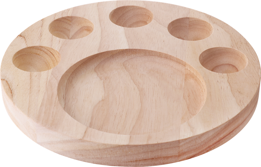 Подставка для яиц HOMECLUB Wood, пасхальная, 20x20x2см, каучуковое дерево Арт. MSRB-1, превью