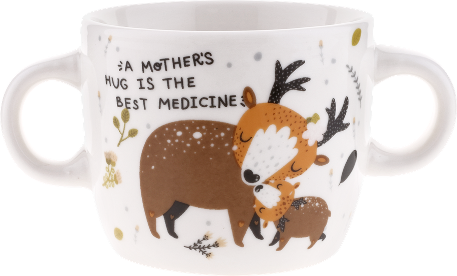Кружка HOMECLUB Animals, с двумя ручками, 180мл, фарфор Арт. CH-cs1, превью