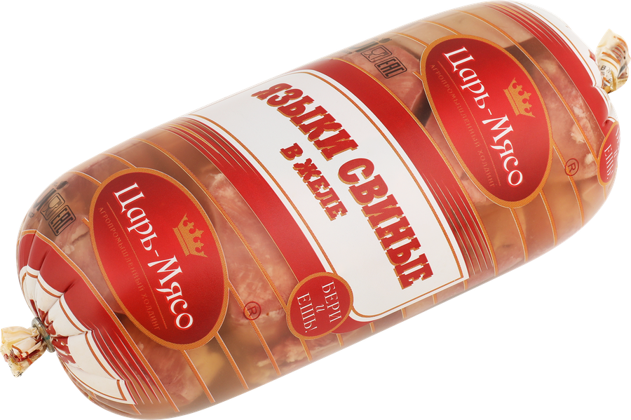 Язык вареный ЦАРЬ-МЯСО в желе, весовой, предпросмотр