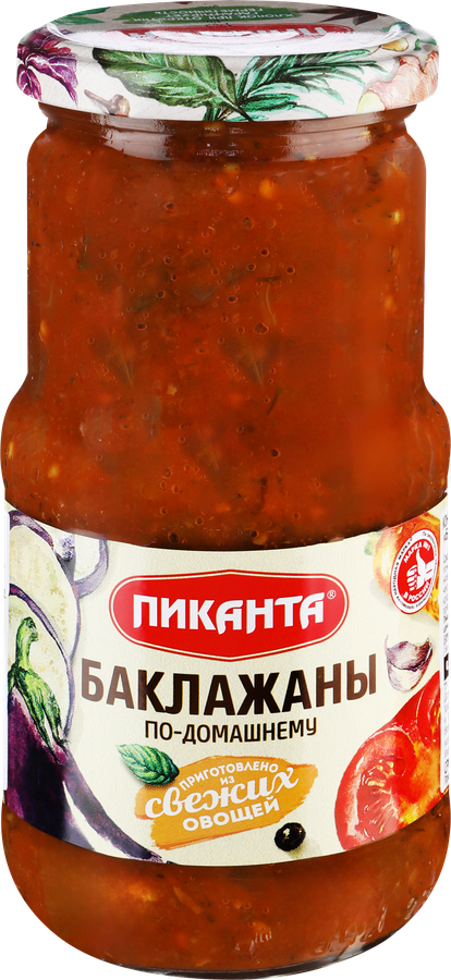 Баклажаны ПИКАНТА По-домашнему, 450г, предпросмотр