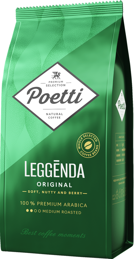 Кофе зерновой POETTI Leggenda Original, 1кг, превью