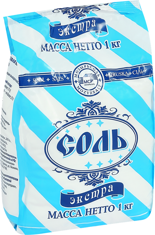 Соль пищевая ЭКСТРА выварочная, 1кг, предпросмотр