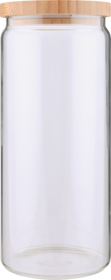 Банка для хранения HOMECLUB Bamboo, с крышкой, бамбук, 1.45л, предпросмотр