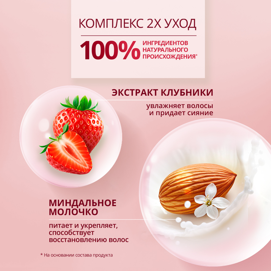 Маска для волос ШАУМА 3в1 Питательный коктейль, 380мл, превью