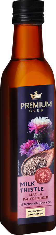 Масло расторопши PREMIUM CLUB нерафинированное, 250мл, предпросмотр