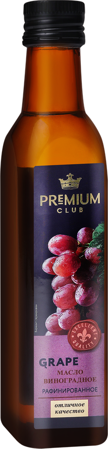 Масло виноградное PREMIUM CLUB рафинированное, 250мл, предпросмотр