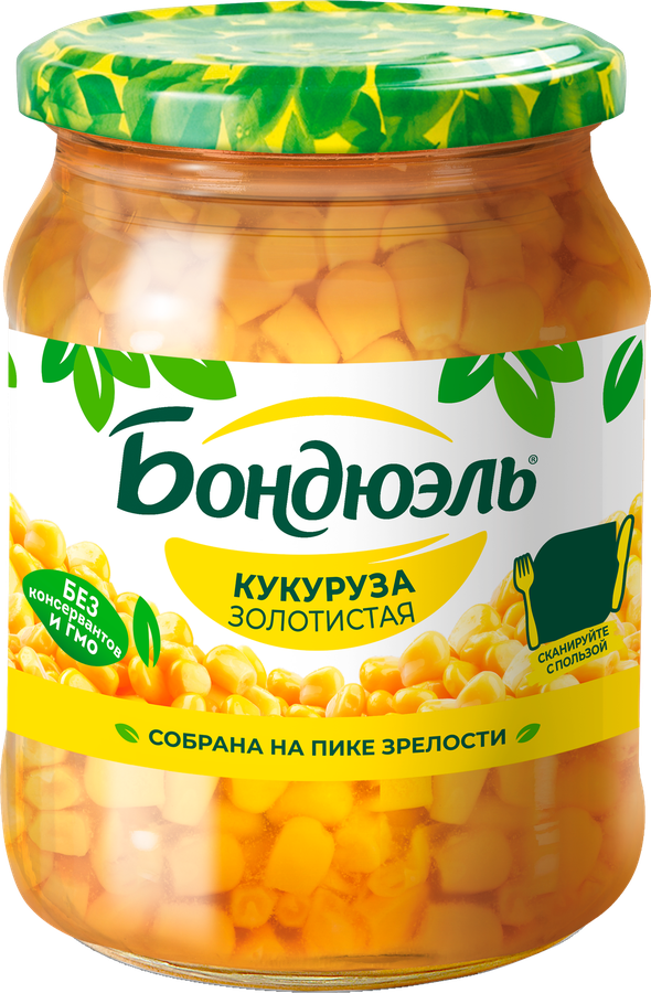 Кукуруза БОНДЮЭЛЬ сладкая в зернах, 500мл, изображение