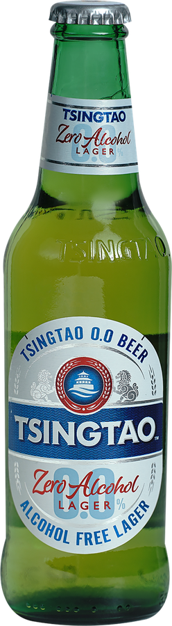 Пиво светлое безалкогольное TSINGTAO фильтрованное пастеризованное, не 
более 0,03%, 0.33л, превью