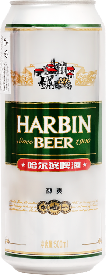 Пиво светлое HARBIN Premium фильтрованное пастеризованное 5%, 0.61л, предпросмотр