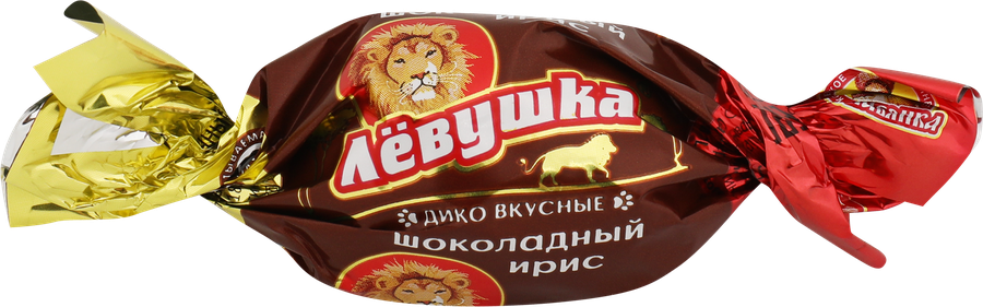 Ирис ЛЕВУШКА Шоколадный, глазированный, весовой, превью