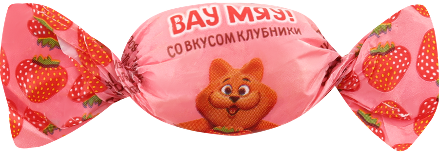 Конфеты жевательные ВАУ МЯУ! со вкусом апельсина, клубники, лимона, яблока, весовые, предпросмотр