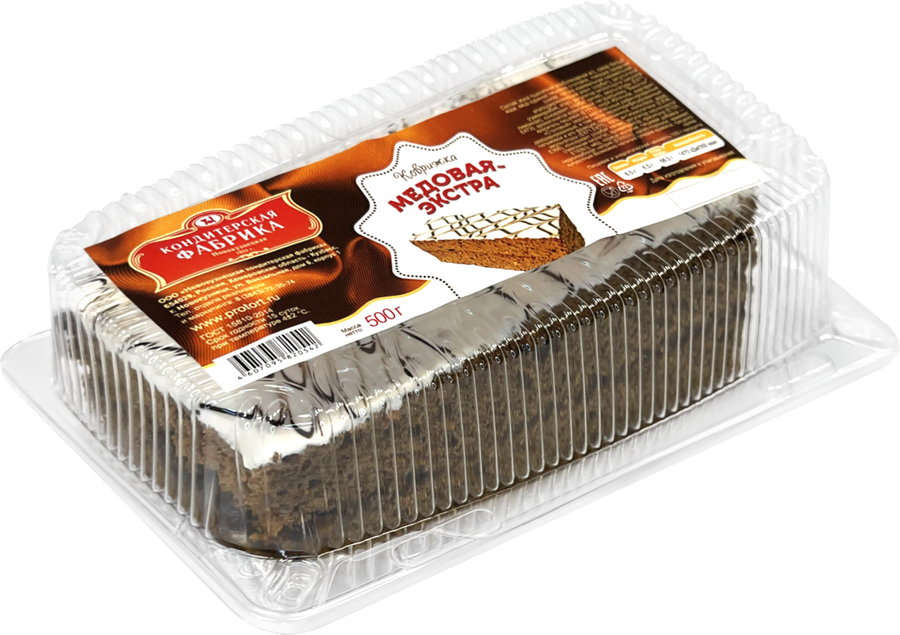 Коврижка КФ НОВОКУЗНЕЦКАЯ Медовая, 500г, предпросмотр