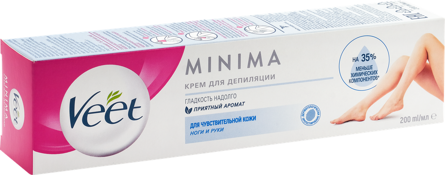 Крем для депиляции VEET Minima для чувствительной кожи, 200мл, предпросмотр