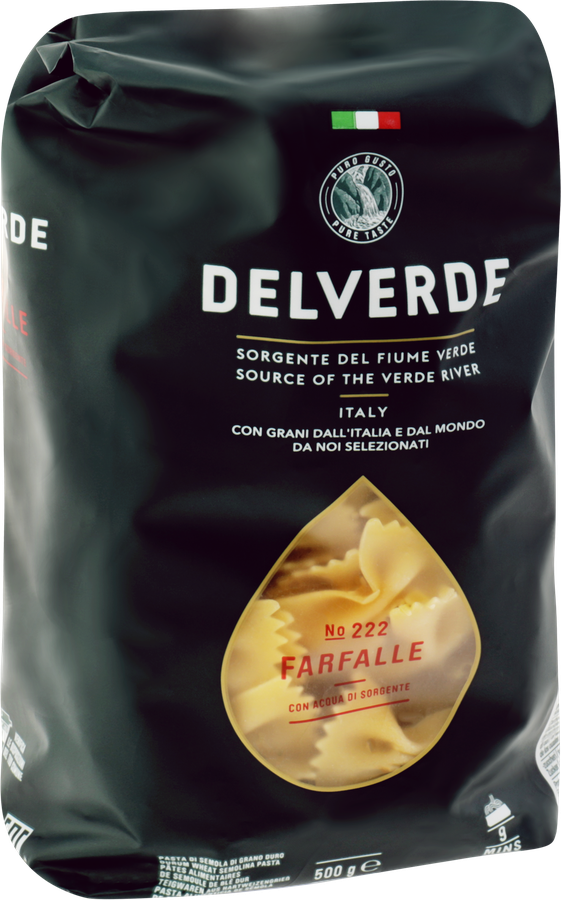 Макароны DELVERDE Фарфалле №222, 500г, превью