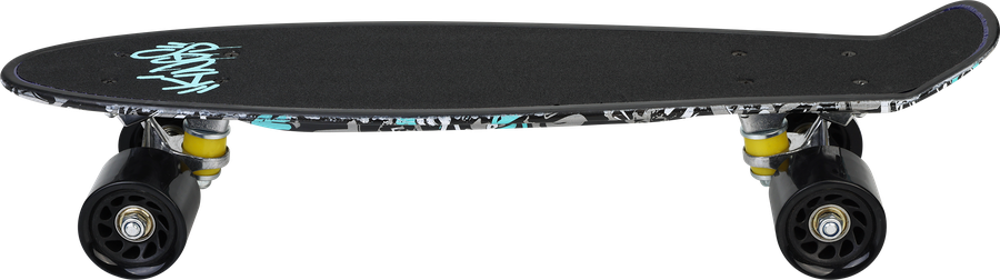 Скейтборд ACTIWELL 55x14,5см, с принтом, Арт. SKA-03, предпросмотр