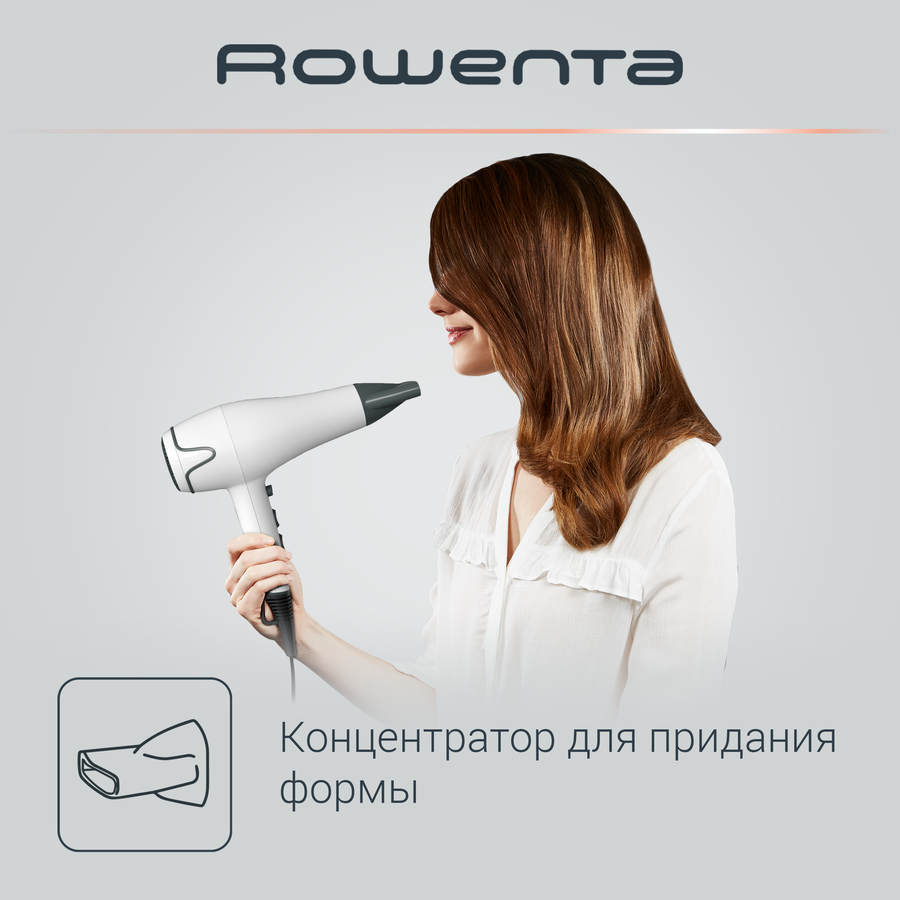 Фен ROWENTA 2200Вт, 6 режимов, диффузор, концентратор, Арт. CV5708F0, превью