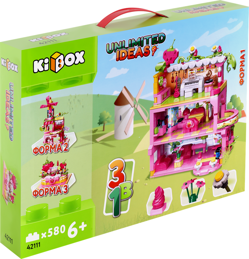Конструктор KIBOX Дом мечты, 580 деталей, Арт. 42111, превью