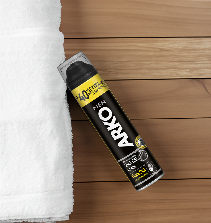 Гель для бритья ARKO Black, 240мл, предпросмотр