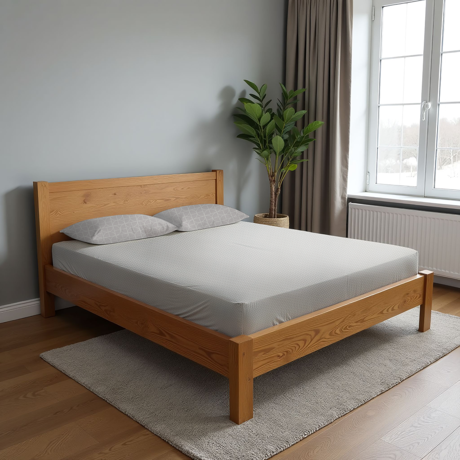 Простыня на резинке HOMECLUB Genesis 160х200см, ситец, Арт. HCGEN/SE160/Д1, превью