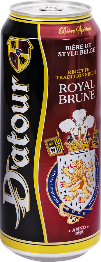 Пиво темное D'ATOUR ROYAL BRUNE фильтрованное пастеризованное 6,4%, 0.5л, превью
