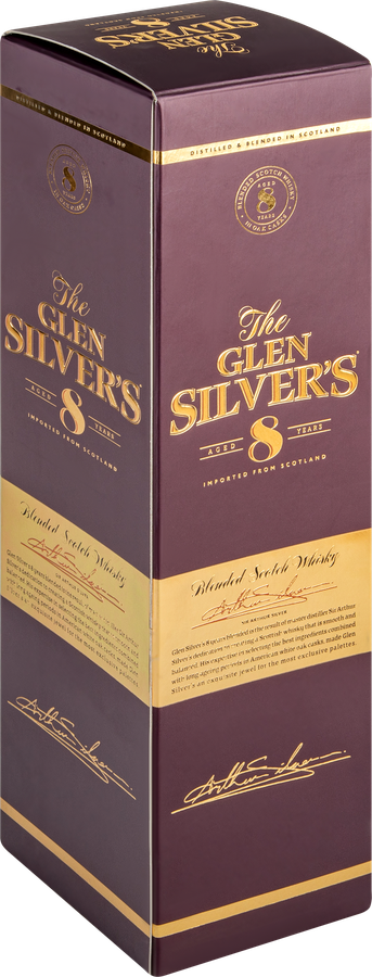 Виски GLEN SILVER'S купажированный 8 лет 40%, п/у, 0.7л, превью