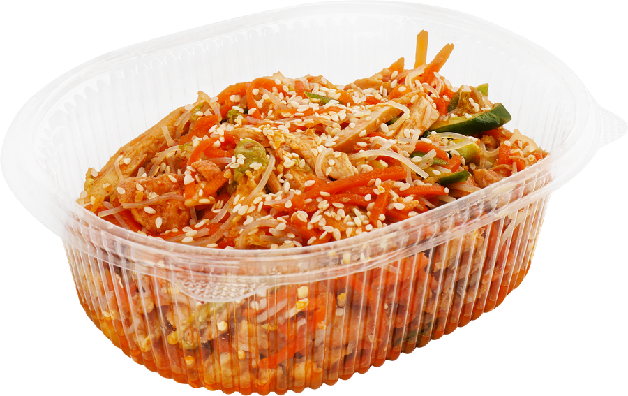 Салат из фунчозы ЛЕНТА FRESH с курицей, весовой, превью