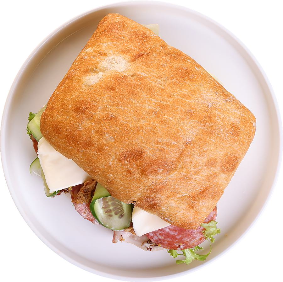Брускетта ЛЕНТА FRESH с карбонадом, салями и горчичным соусом, 250г, превью