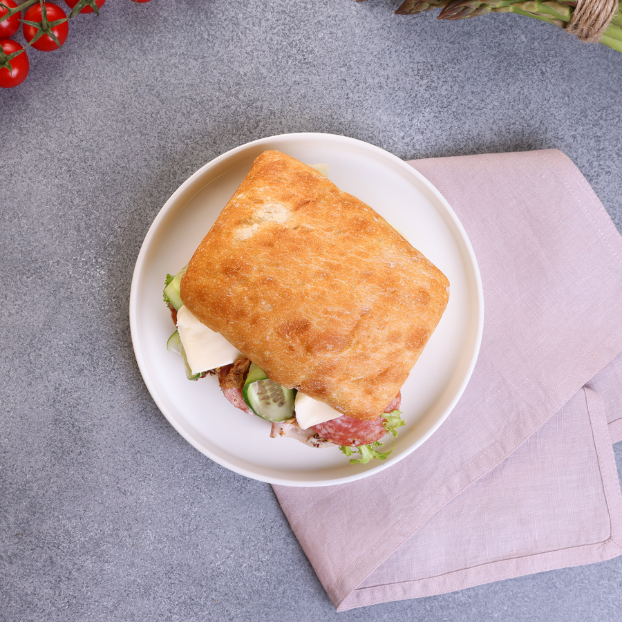 Брускетта ЛЕНТА FRESH с карбонадом, салями и горчичным соусом, 250г, превью