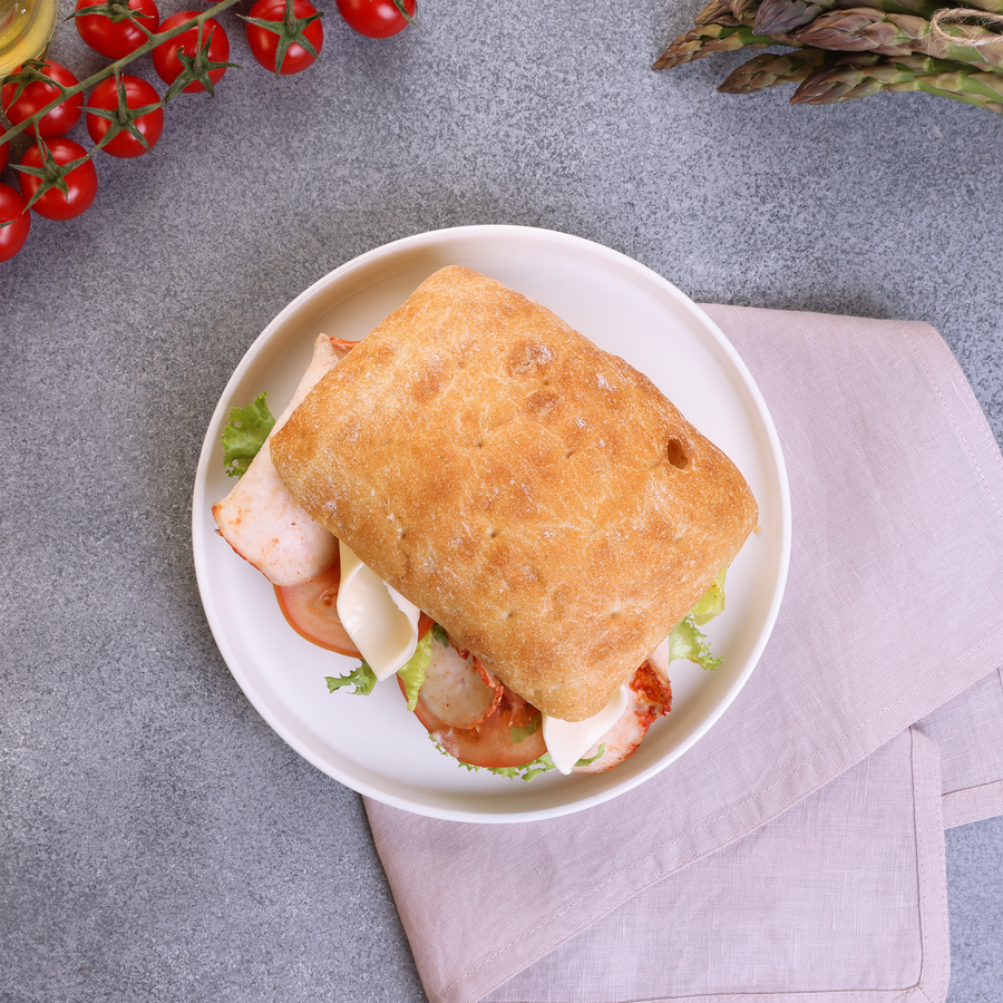 Брускетта ЛЕНТА FRESH с сочным куриным филе и горчичным соусом, 250г, предпросмотр