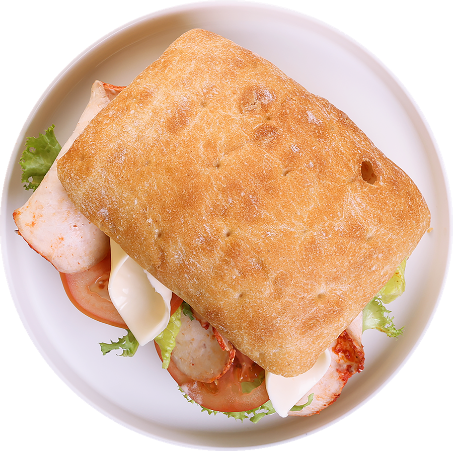 Брускетта ЛЕНТА FRESH с сочным куриным филе и горчичным соусом, 250г, предпросмотр