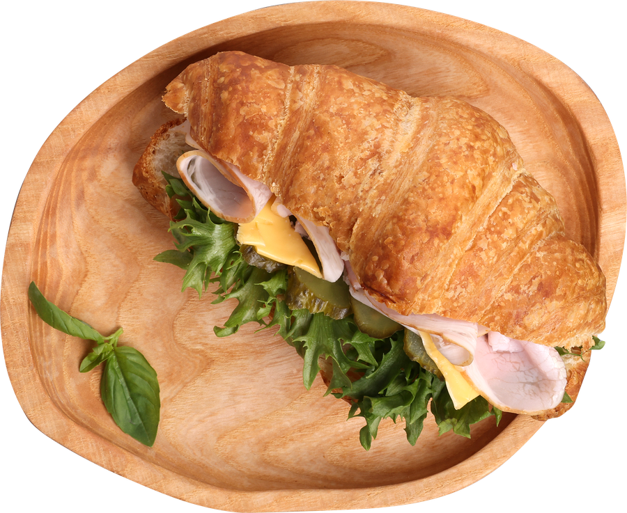 Круассан ЛЕНТА FRESH с карбонадом и пикантным соусом, 170г, превью