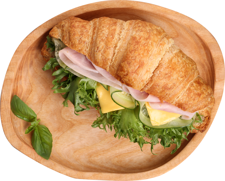 Круассан ЛЕНТА FRESH с ветчиной и соусом Цезарь, 170г, предпросмотр