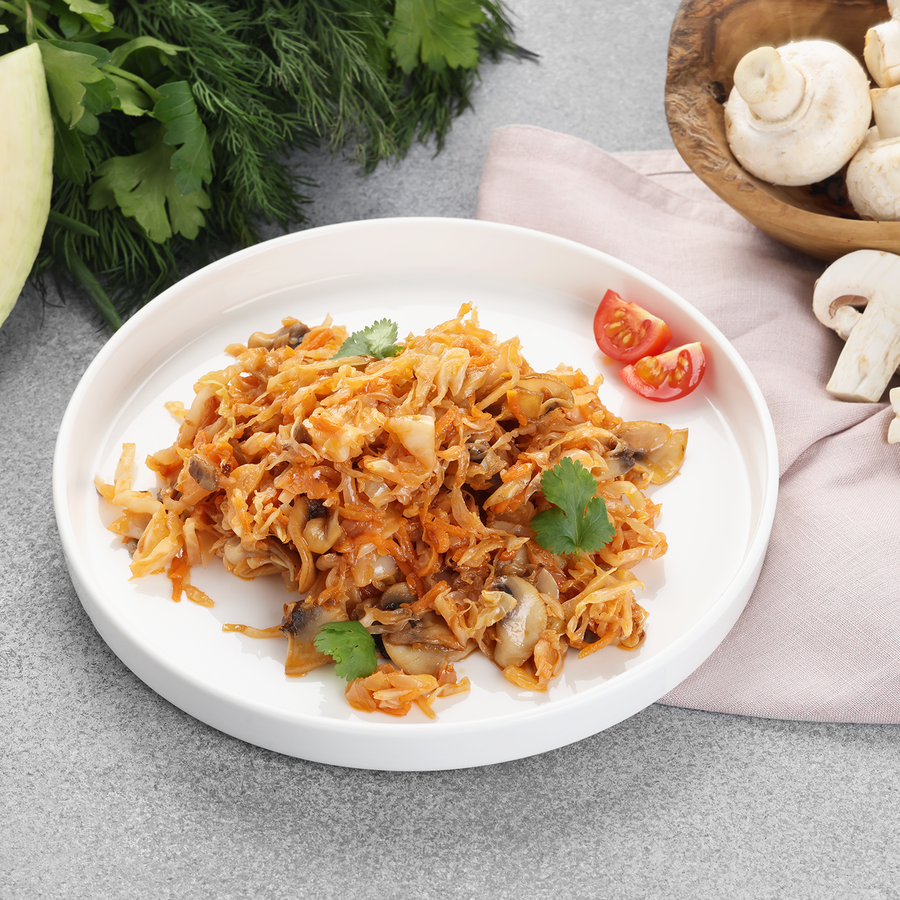 Капуста тушеная ЛЕНТА FRESH с грибами, весовая, предпросмотр