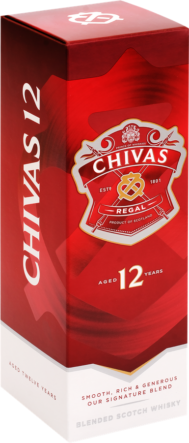 Виски CHIVAS REGAL Шотландский купажированный 12 лет, 40%, п/у/без/пу, 
0.7л, превью