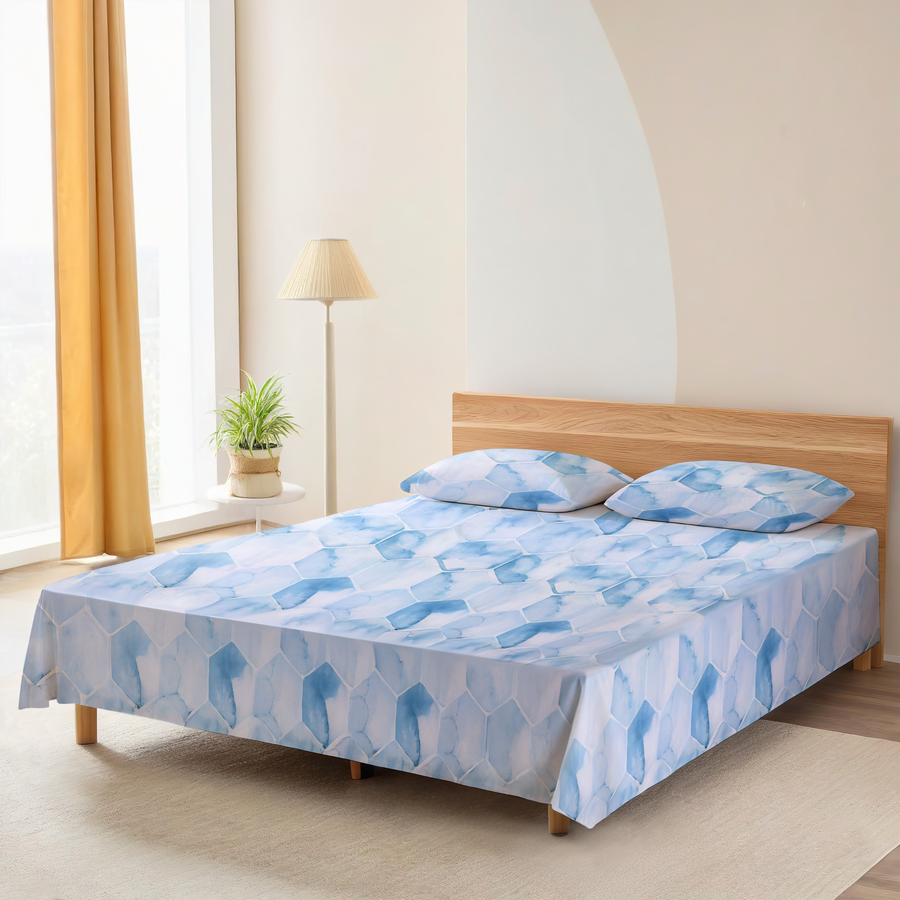 Простыня Евро HOMECLUB Aero 220х240см, ситец, Арт. HCAE/Sевро/Д1, превью