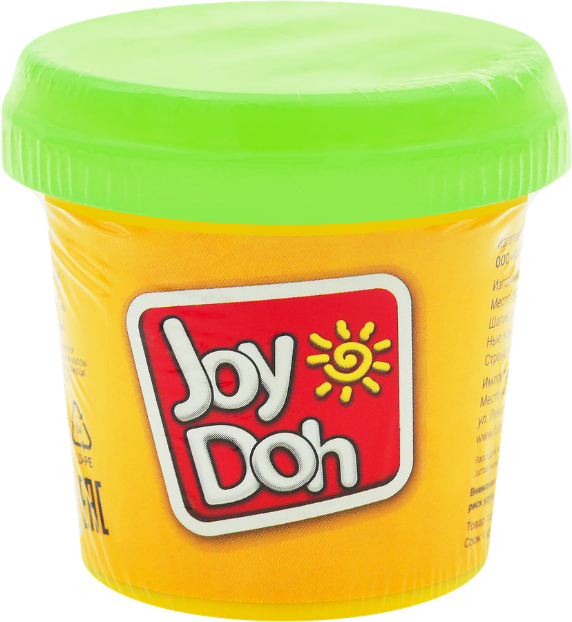 Масса для лепки JOY DOH 1 баночка, цвет в ассортименте, 112г, Арт. POT-01/112, превью