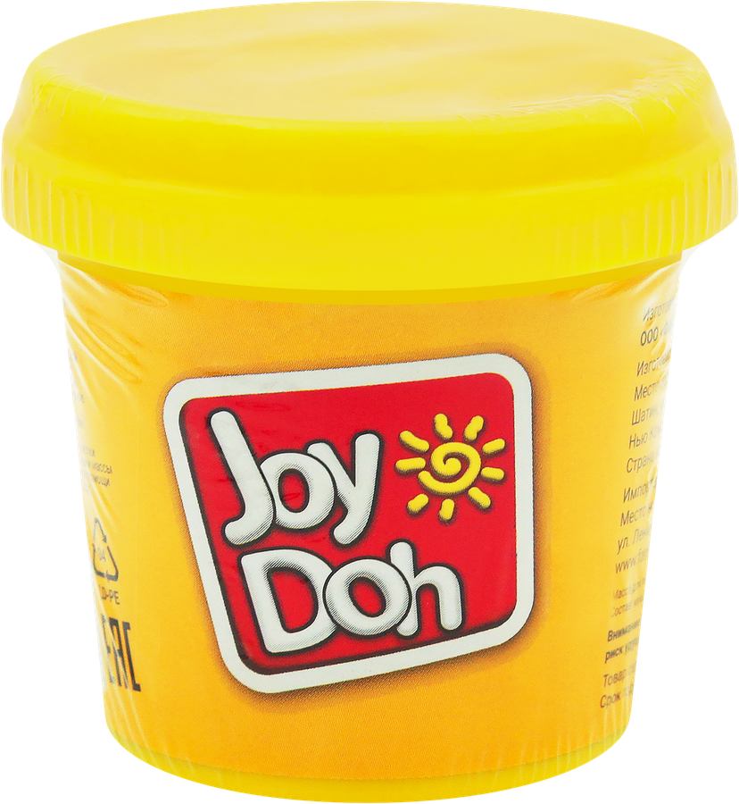 Масса для лепки JOY DOH 1 баночка, цвет в ассортименте, 112г, Арт. POT-01/112, предпросмотр
