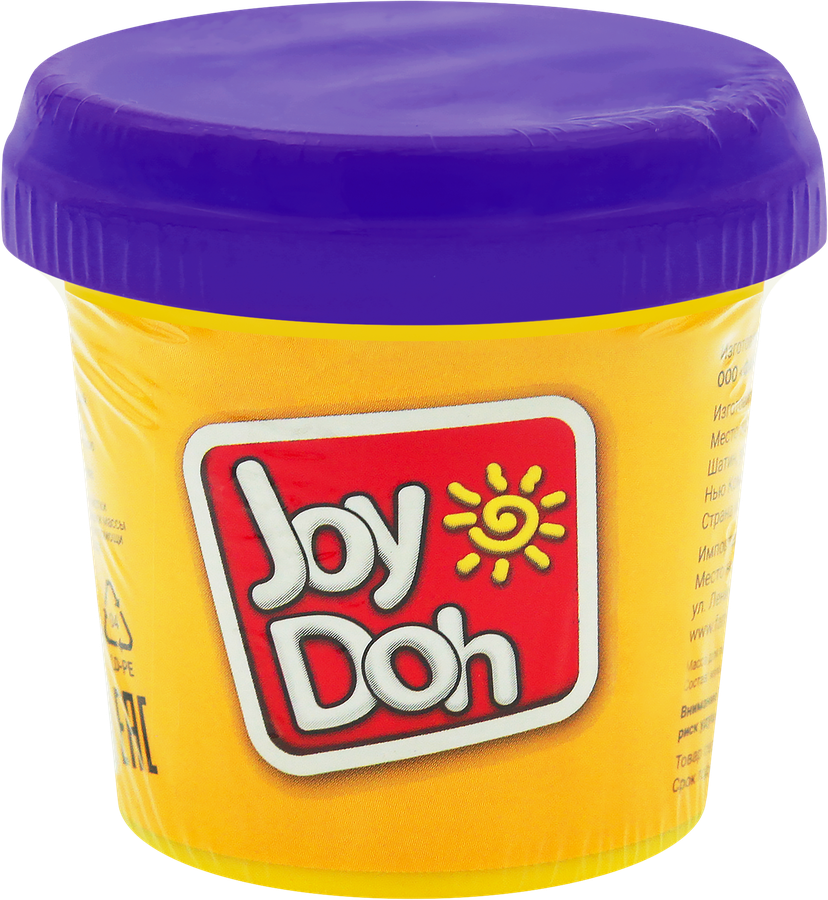 Масса для лепки JOY DOH 1 баночка, цвет в ассортименте, 112г, Арт. POT-01/112, предпросмотр