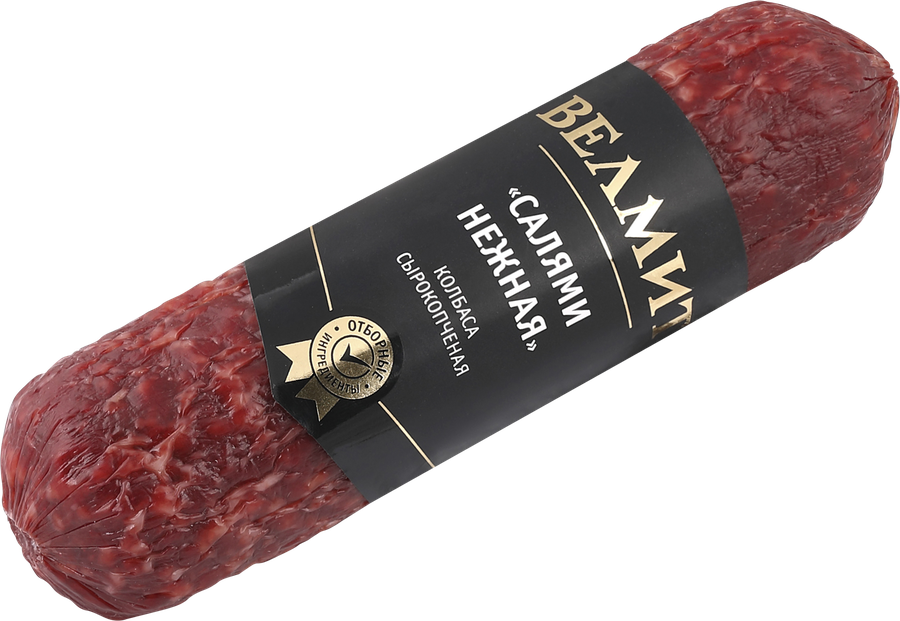 Колбаса сырокопченая ВЕЛМИТ Салями Нежная, 200г, превью
