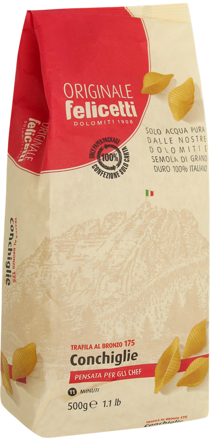 Макароны FELICETTI Конкилье №175, 500г, превью