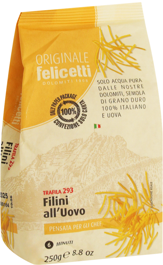 Макароны FELICETTI Филини №293, 250г, предпросмотр