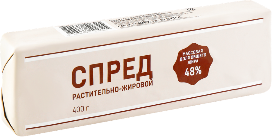 Спред растительно-жировой 48%, с змж, 400г, предпросмотр