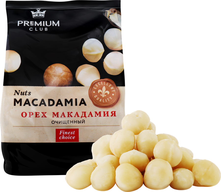 Орех макадамия PREMIUM CLUB очищенная, 100г, предпросмотр